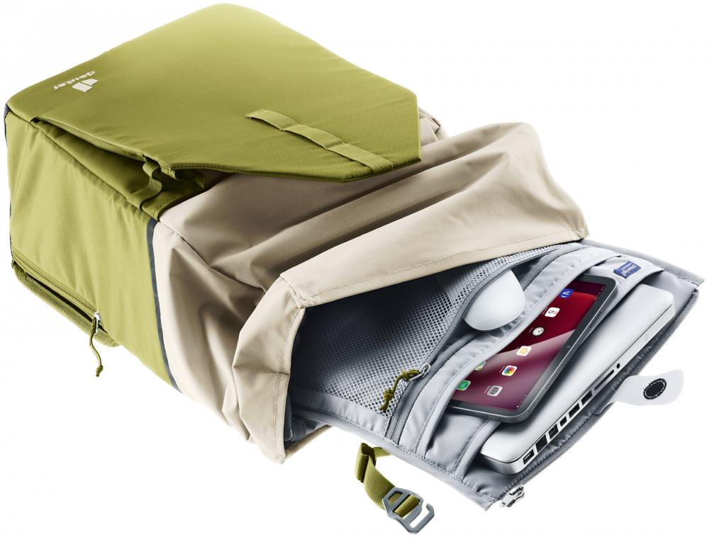 Deuter Xberg 25 Fahrradrucksack 2in1 - Hinterradtasche & Rucksack Cactus-Desert