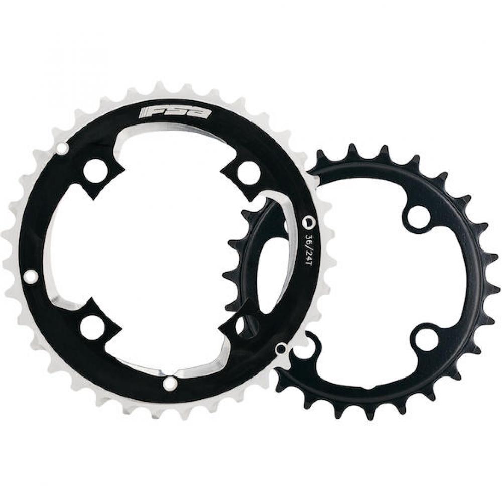 Kettenblatt Mtb Afterburner Modular 96mm 38t Schwarz - 66g Leichtgewicht