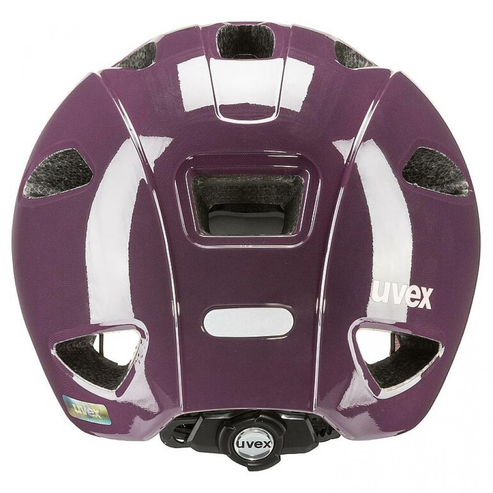 uvex oyo Kinder-Fahrradhelm plum - dust rose 50-54 Zentimeter - xTRA Shield, KID PROtect, IAS-System, EN 1078