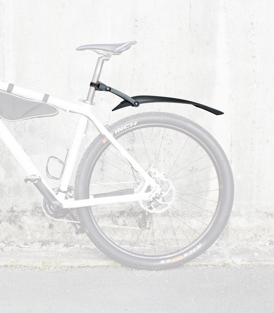 SKS X-Blade DARK Mountainbike Schutzblech für 26"/27.5" Räder, Quick-Release-Befestigung, verstellbar.