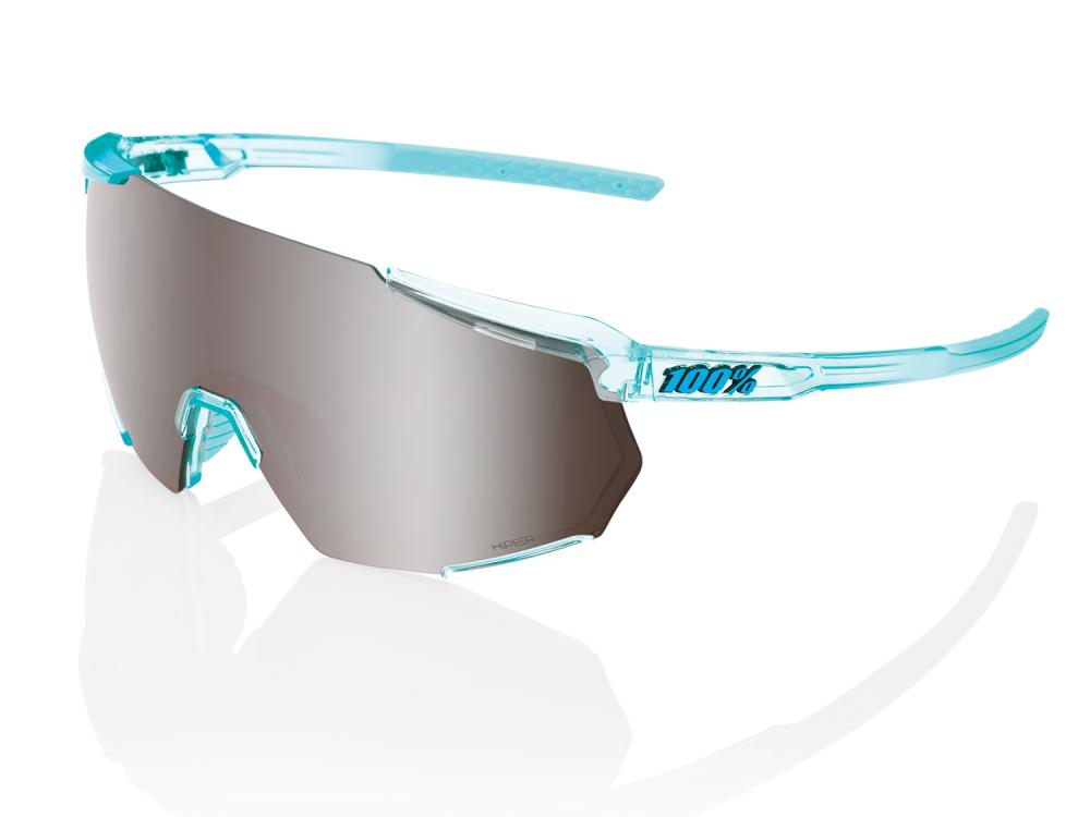 100% Racetrap 3.0 - HiPER Lens unis Polished Translucent Mint - maximales Sichtfeld & Kontrast