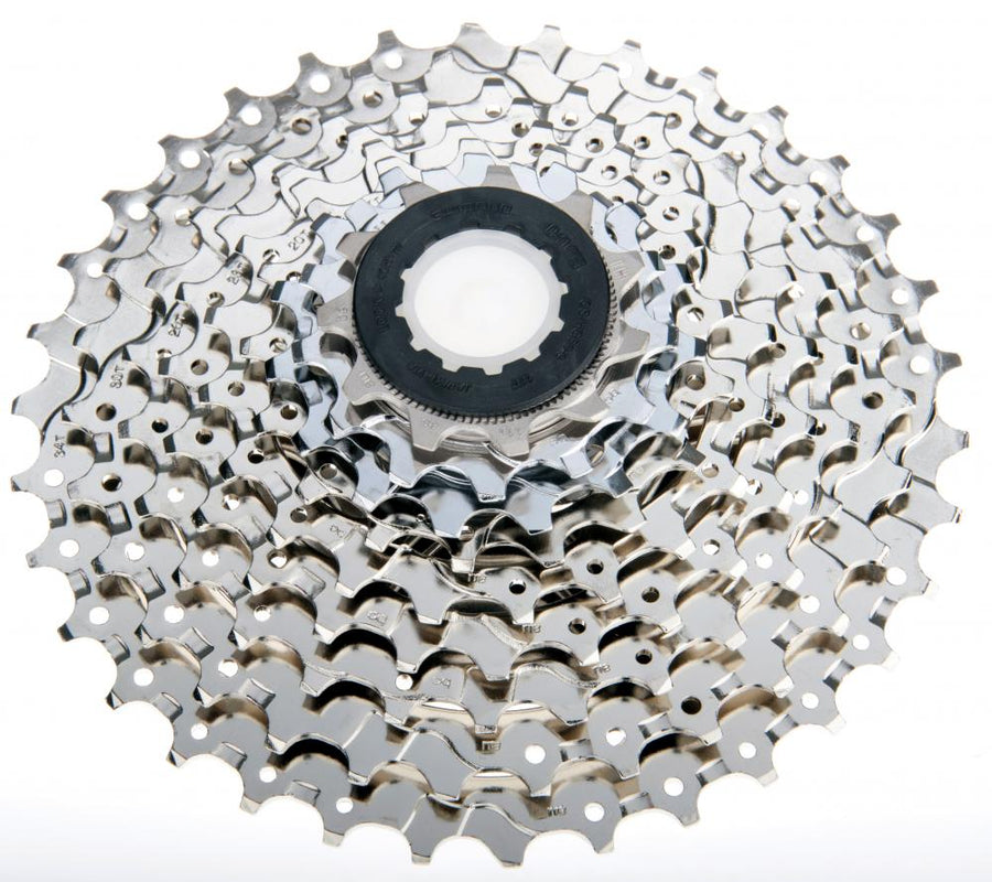SHIMANO 10 Stück Werkstattpackung Kassette TIAGRA SORA CS-HG50-9 - 50-9, 9-fach, 12-25 Zähne, 25 Zähne