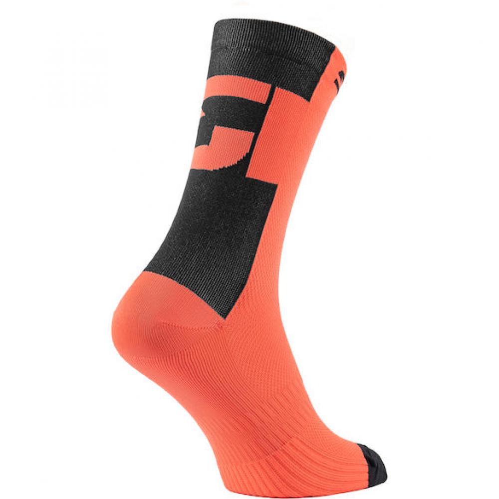 Sidi Socken CONFUSUM coral fluo 40-43 Rot - leichte, atmungsaktive Radsocken