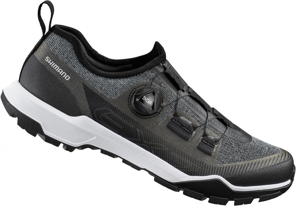SHIMANO Fahrradschuhe EX700 - Herren/Damen Touring SPD, Größe 47, Schwarz