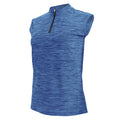 CHIBA Lady Melange Shirt Sleeveless - ärmelloses Radtrikot marine, S, atmungsaktiv