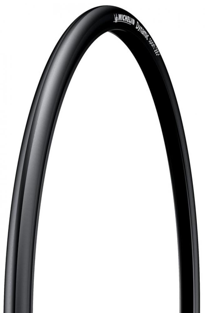 Schwarzer Michelin Dynamic Sport Drahtreifen 28 Zoll 700x25 25-622 für Fahrräder.
