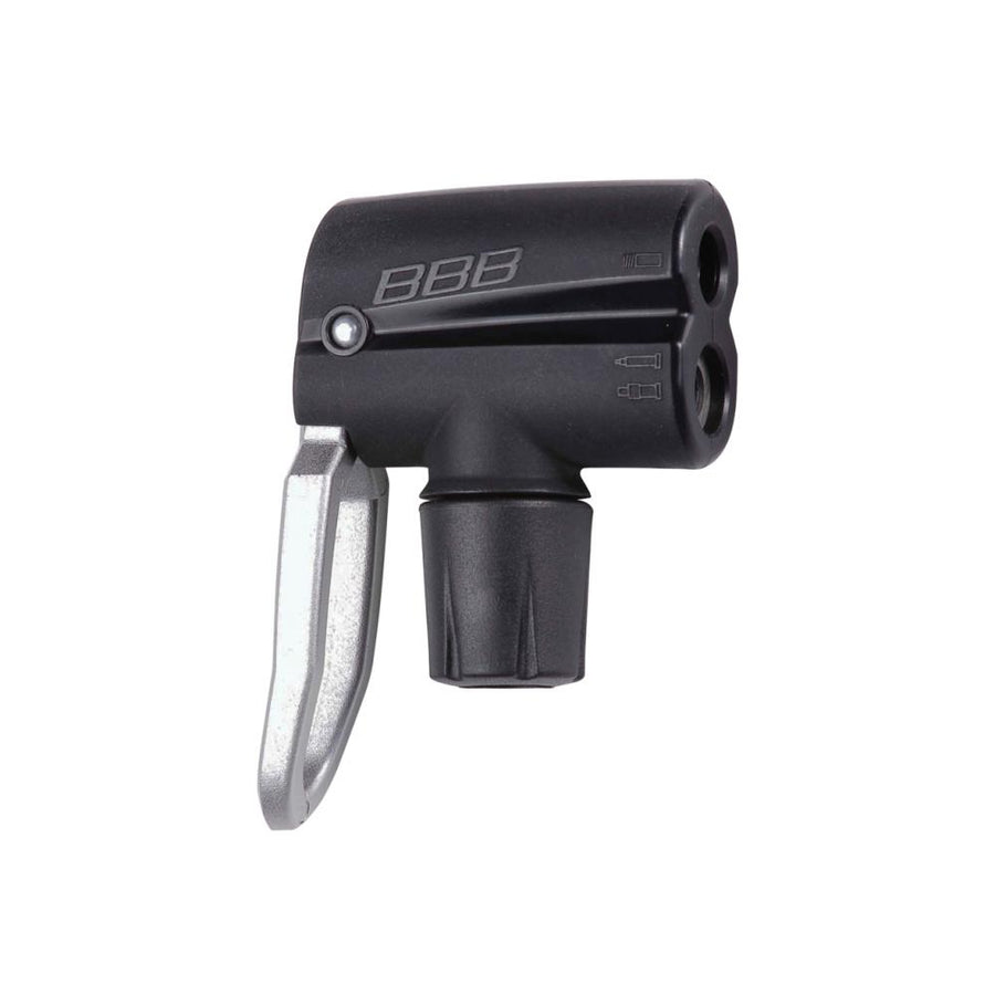 BBB Cycling BBB Ersatz Pumpenkopf DualHead schwarz One Size schwarz - zuverlässiger Universal-Pumpenkopf