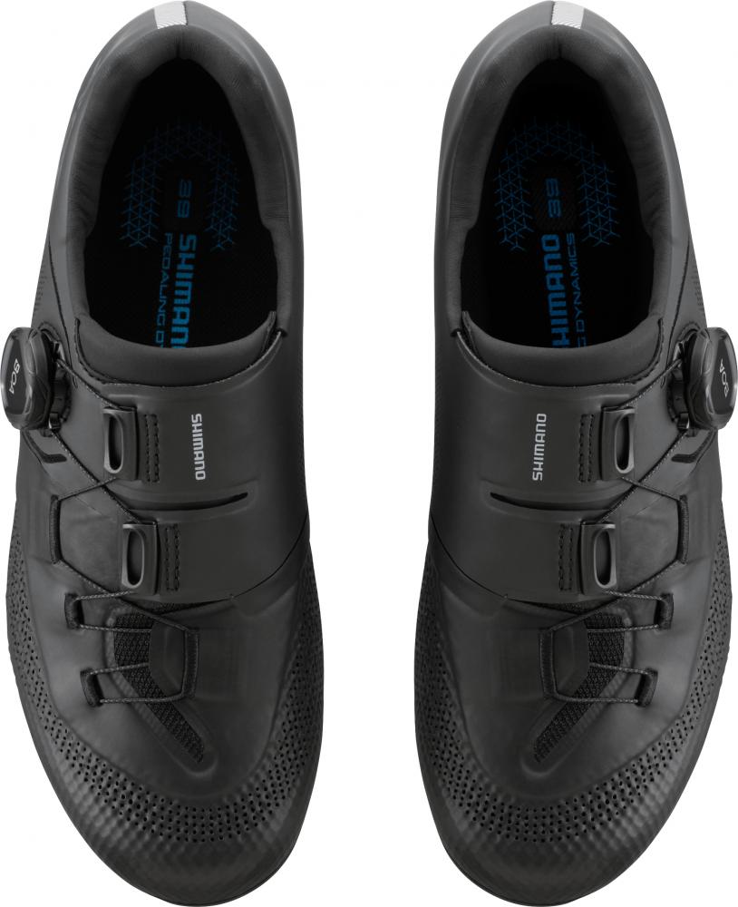 SHIMANO Fahrradschuhe RC503W Damen Road SPD-SL Fahrradschuhe Größe 38 Schwarz