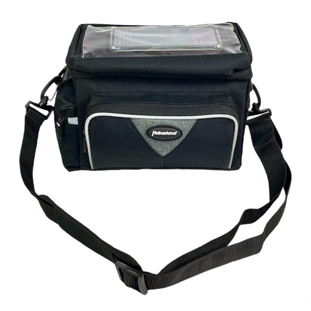 Haberland Lenkertasche Black Line 8 l schwarz KLICKfix