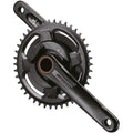 FSA Leistungsmesskurbel Powerbox Road Alloy 1x 172,5 mm Schwarz - präzises Watttraining