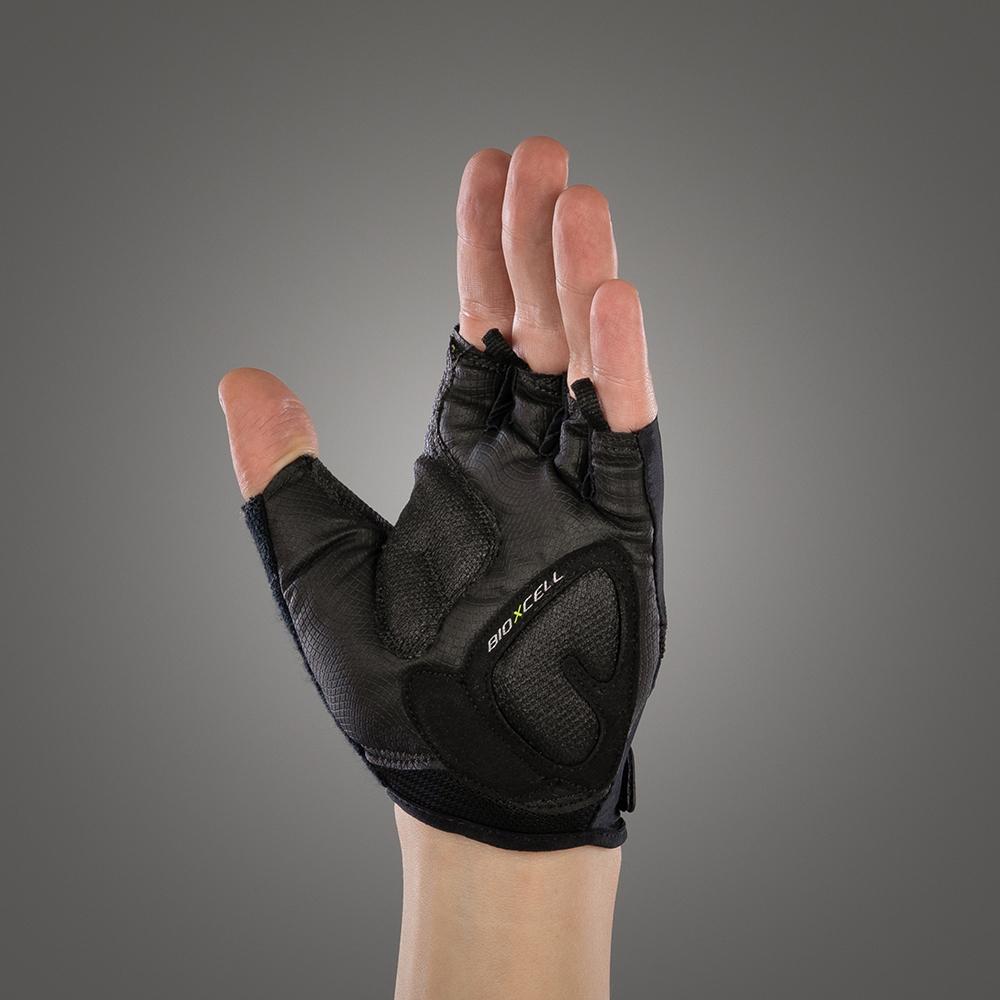 CHIBA BioXCell - Radhandschuhe kurz, schwarz, S, Gelpolster & BioXCell-Protektionssystem