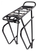 Schwarzer AtranVelo Gepäckträger Tour 365BS aus Alu für 28 Zoll Fahrräder mit integriertem AVS System.