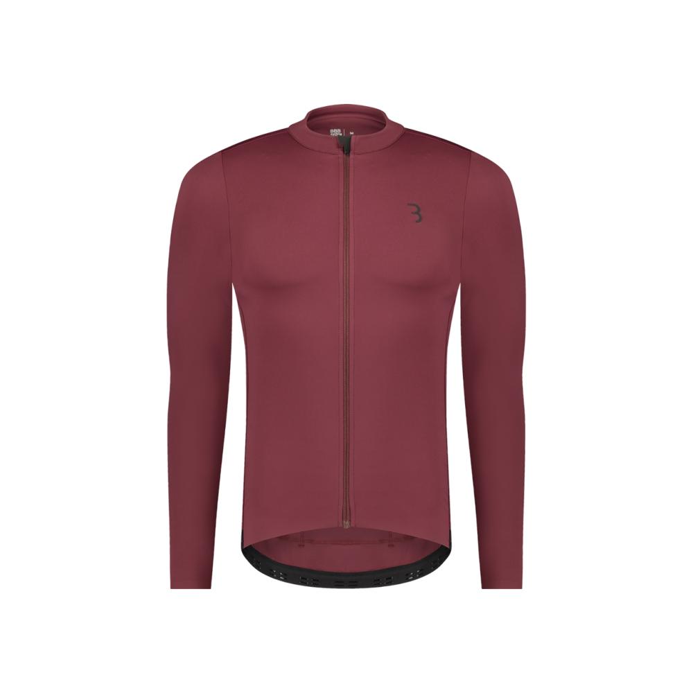 BBB Cycling BBB Langarmtrikot Essence LS XXXL rot - warmes, atmungsaktives Radtrikot
