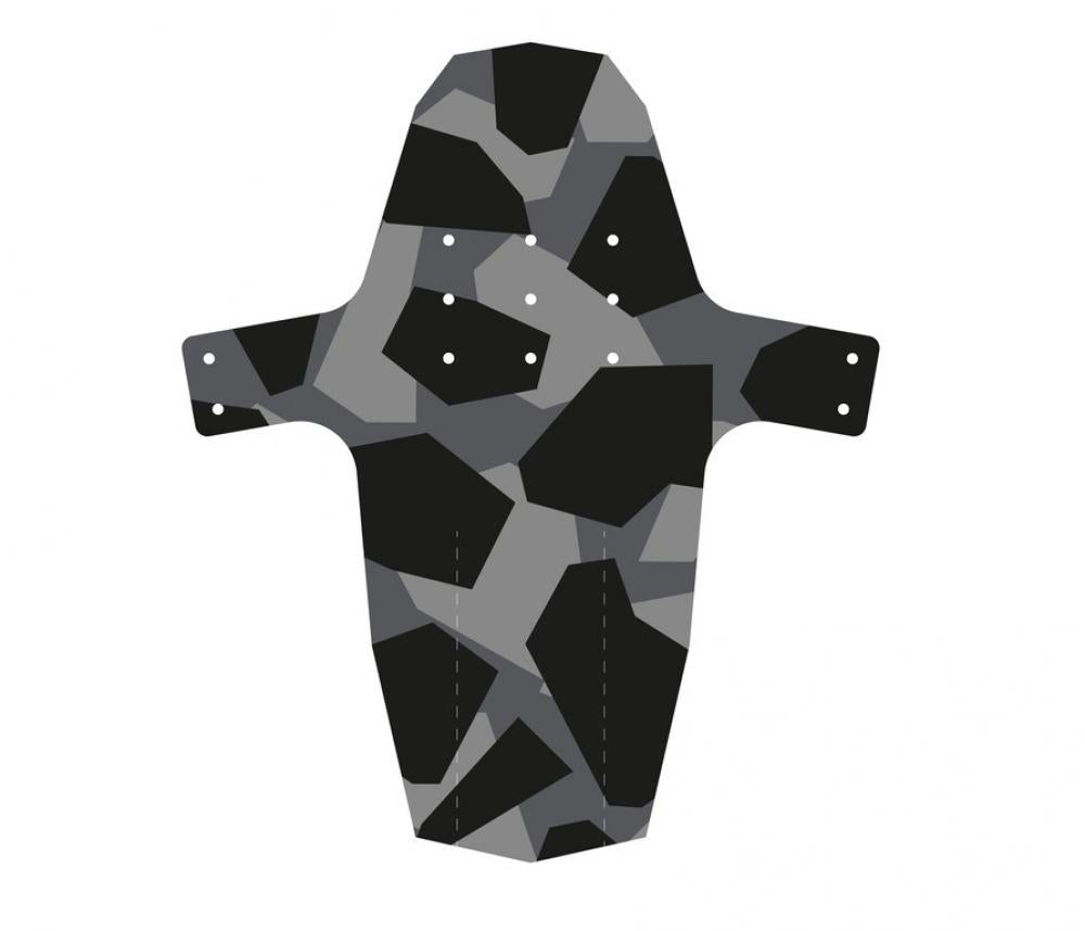Schutzblech Swap Front 26"|27.5""|28""|29"" Breite 140mm Camouflage Folie +5 Kabelbinder"