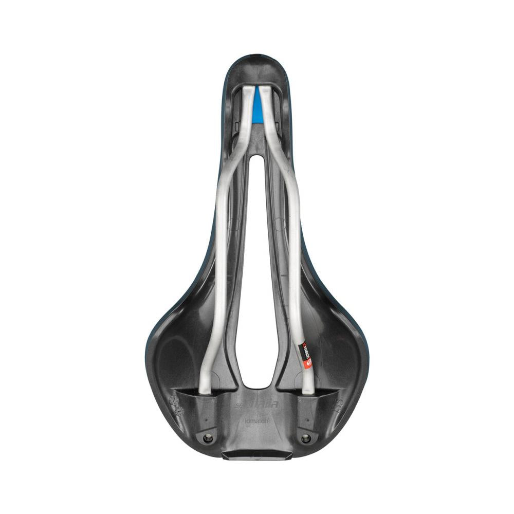 Selle Italia Flite Boost Gravel TI 316 Superflow S3 blau - speziell für Gravelbikes, leichte Carbon-Composite-Schale, TI 316-Gestell, Superflow-Aussparung, vibrationsdämpfend