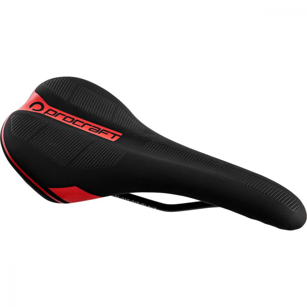 Sattel Race Rot - Sportlich-leichter Fahrradsattel 278 × 140 Mm, Rote Ausführung