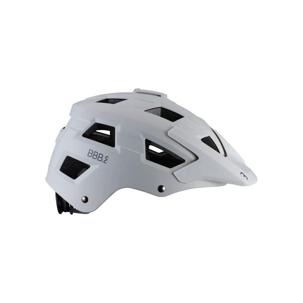 BBB Cycling BBB Helme Nanga L (58-61cm) matt grau - sicherer MTB-Helm mit starker Belüftung