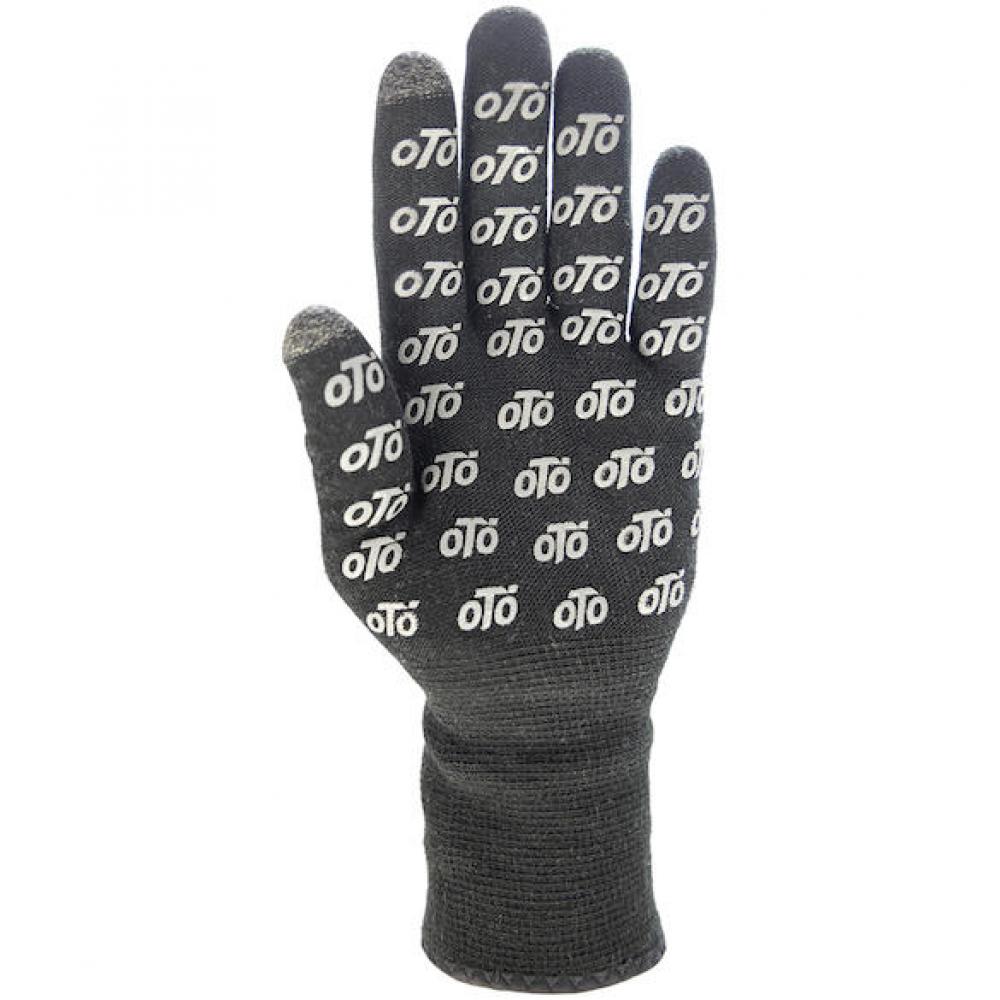VeloToze Handschuhe Knitted wasserdicht S Schwarz - warmer, wasserdichter Radhandschuh
