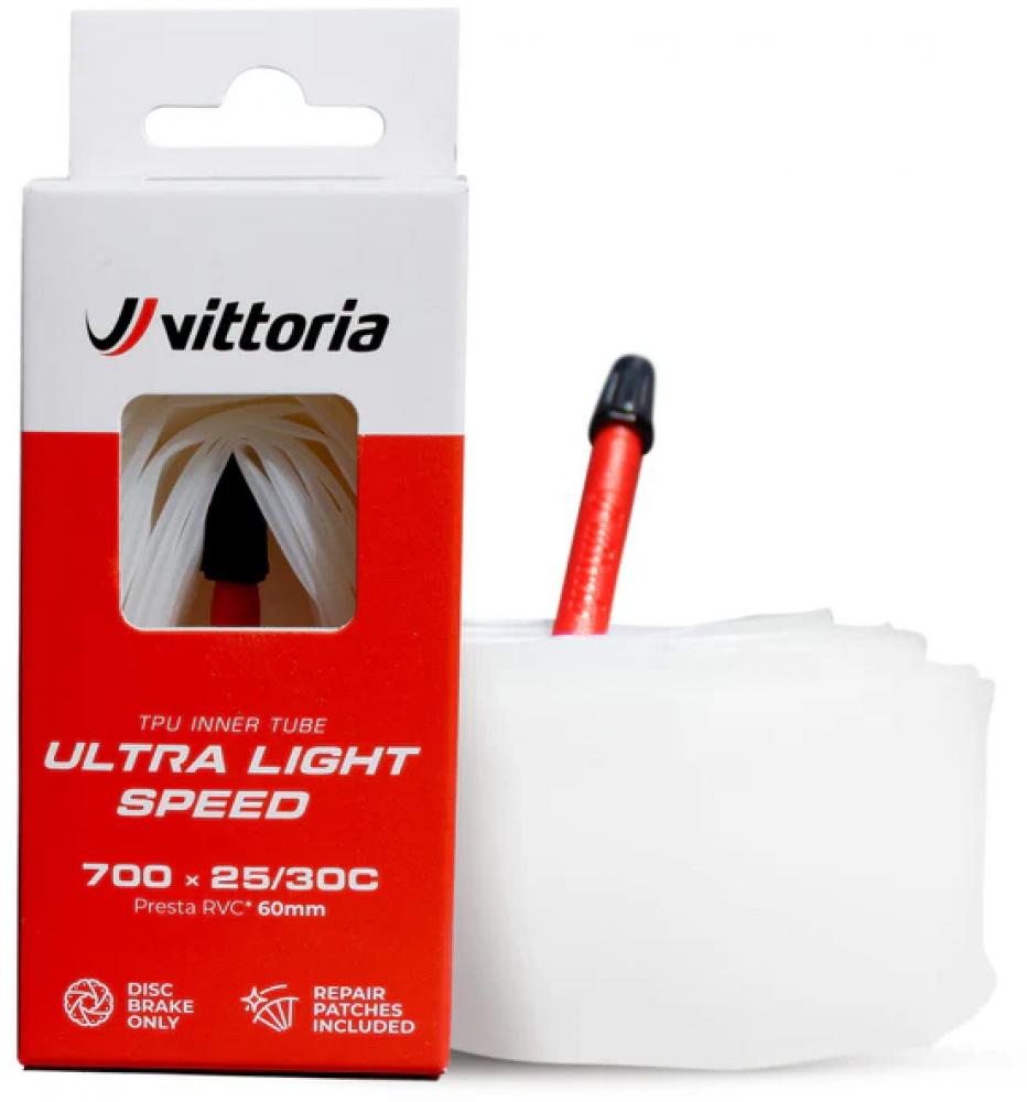 Vittoria Schlauch Ultra Light Speed 700x25/30 30 - extrem leichter Rennradschlauch mit 40 mm SV-Ventil