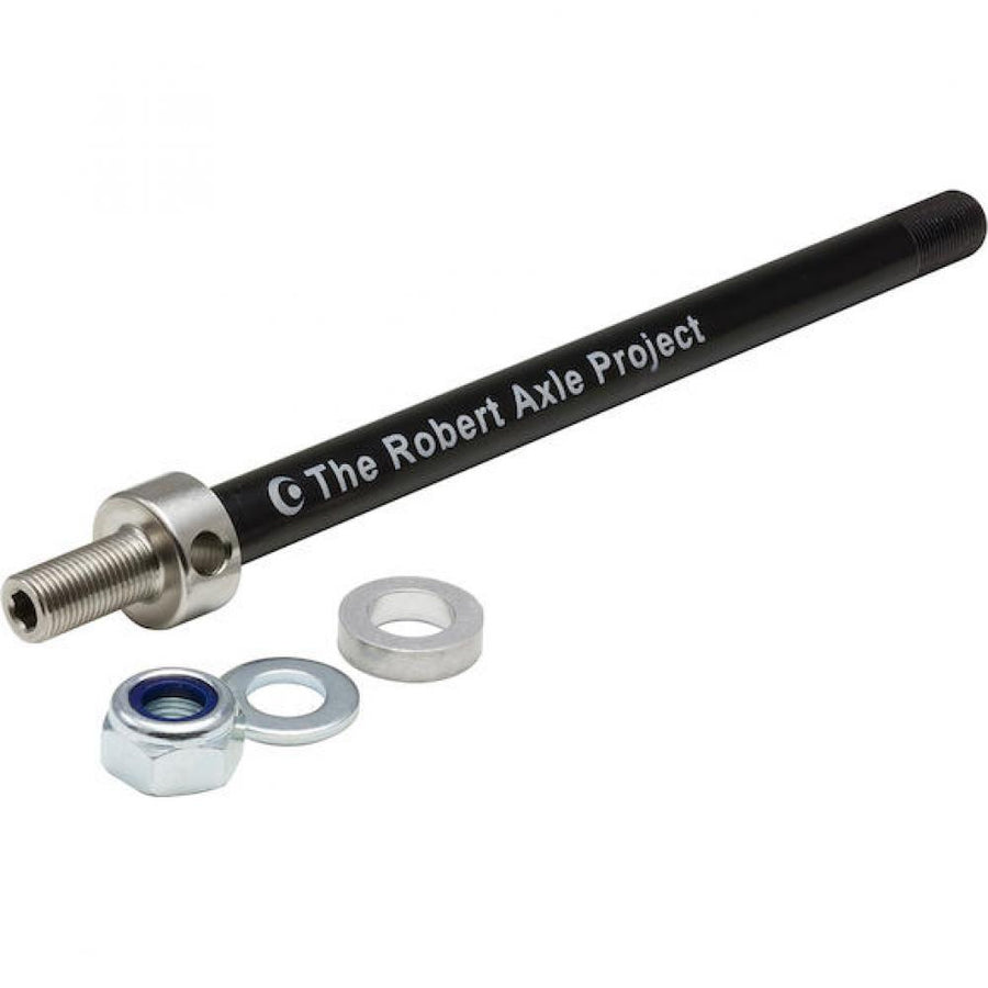 The steckachse robert axle kid214 12x172/178 178 Schwarz - stabile Anhänger-Steckachse