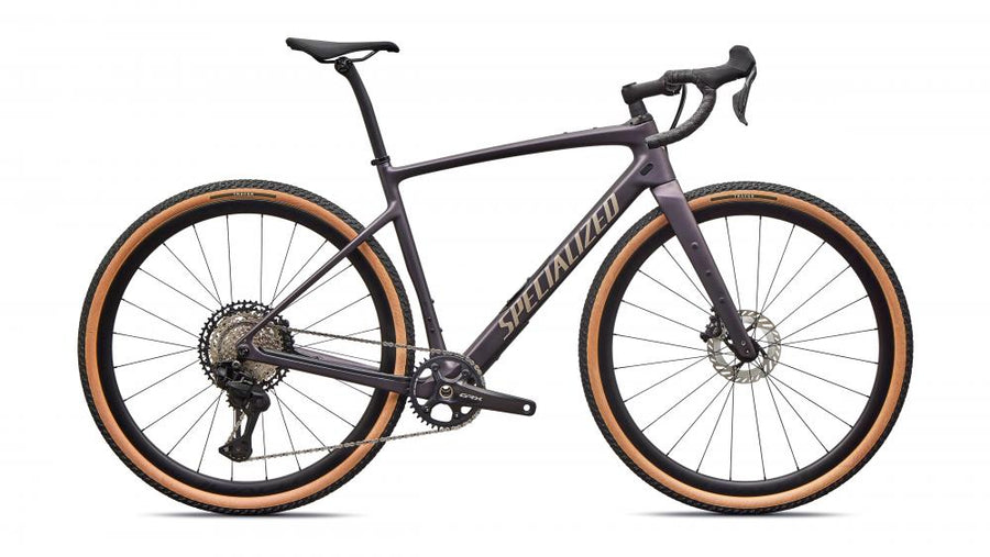 Specialized Diverge Expert Di2 Gravel Bike - Noble Metal/Sandstone Metallic 58cm - Gravelbike