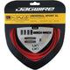 Jagwire Universal Sport XL Bremszugset Rot - Extra lange Außenhüllen für MTB & Rennrad