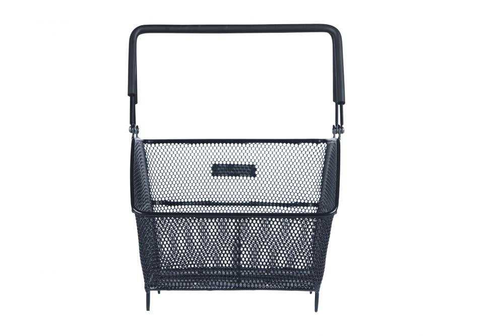 Basil Cento NX Gepäckträgerkorb schwarz, 21,5L, MIK/Racktime kompatibel.