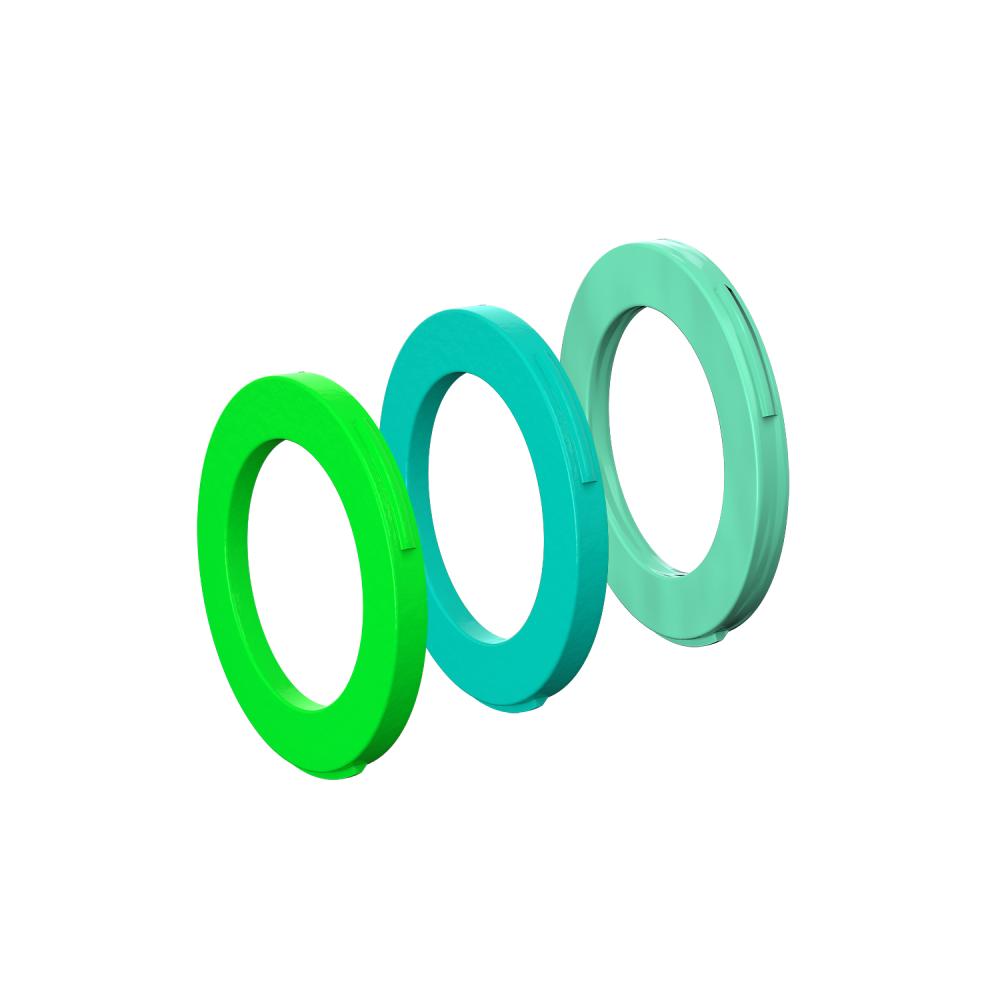 MAGURA Blenden-Ring Kit für 2-Kolben-Bremszange mint/grün/cyan - individuelles Farbupgrade