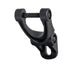 Herrmans Multi Lampenhalter schwarz  Universeller Fahrrad-Scheinwerferhalter, robust und vielseitig, für sichere Montage an der Vordergabel, ideal für alle Bikes