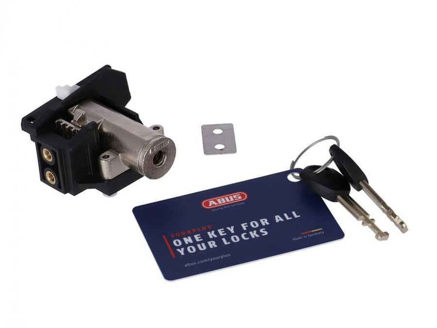 ABUS Schlossmodul Intube Akku mit Zylinder und Schlüssel für E-Bikes von Haibike & Winora.