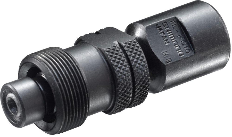 Shimano TL-FC10 Kurbelabzieher aus schwarzem Metall für die Demontage von Shimano Fahrrad-Kurbelsätzen.