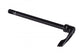 AXL REAR, ROAD THRU-AXLE, 12X142MM, FIXED POSITION LEVER, M12X1.0PX169.5MM, BLACK (JD-QR41R)