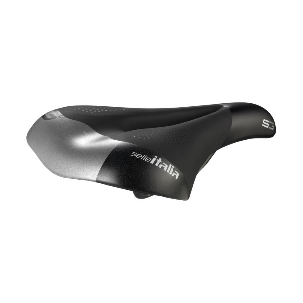 Selle Italia S-3 Flow L2 Renn-/City-Sattel Flow-Ausschnitt Hi-Viz Light-Gel Soft-Tek 160×280 mm