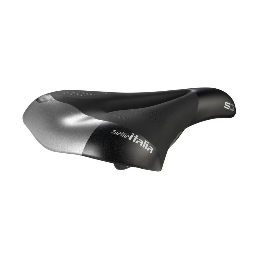 Selle Italia S-3 Flow L2 Renn-/City-Sattel Flow-Ausschnitt Hi-Viz Light-Gel Soft-Tek 160×280 mm