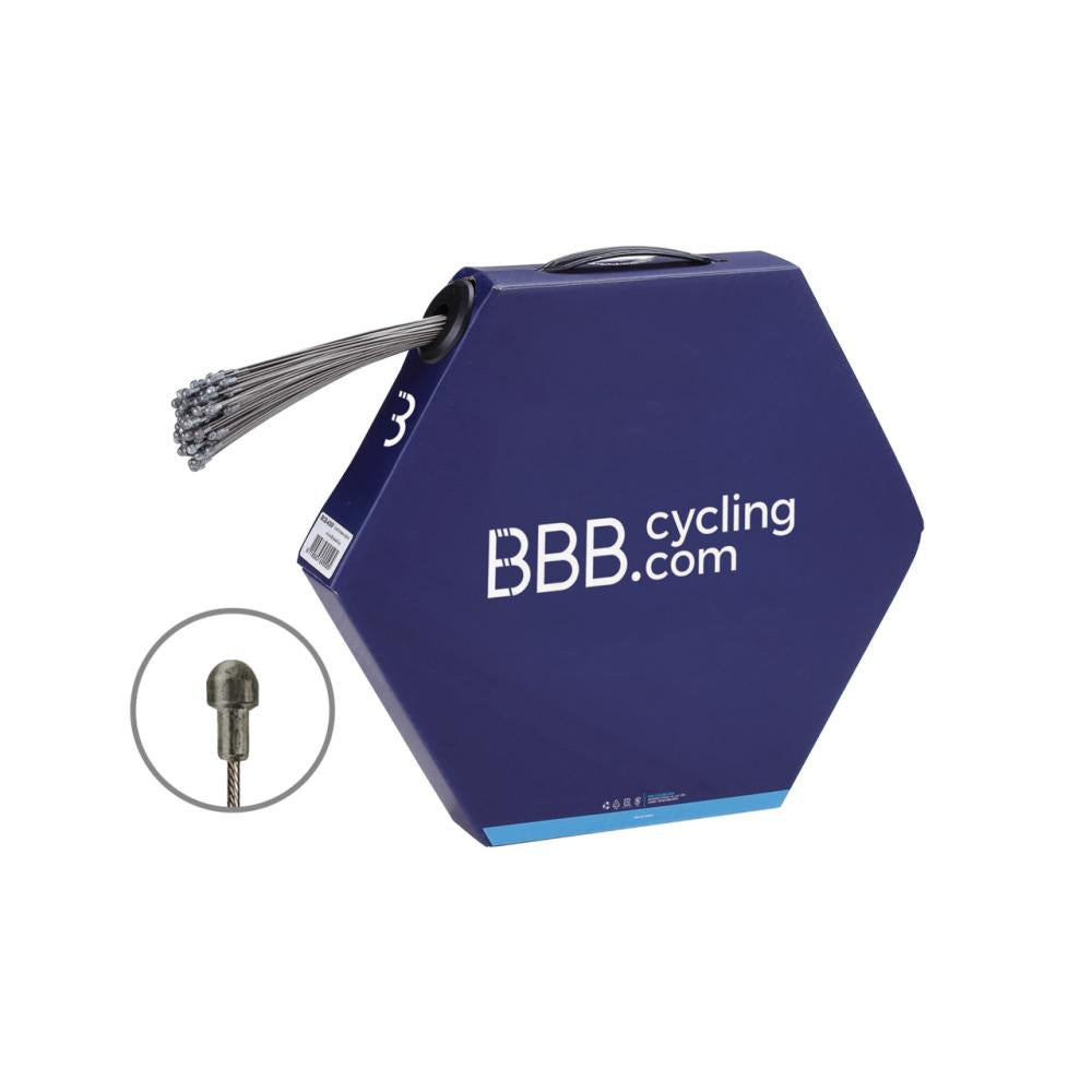BBB Cycling BBB Bremszug BrakeWire inox slick 1.5x900mm silber - geschmeidige Bremsperformance