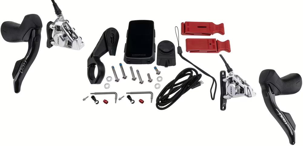 SRAM RED AXS MY25 Schalt-/Bremshebel Upgrade-Kit inkl. Hammerhead Karoo - High-End Upgrade für Rennräder