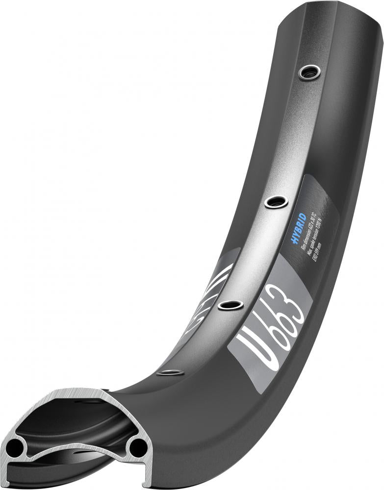 DT Swiss Felge Hybrid U 663 29" 28 Loch Schwarz - robuste Urban-E-Bike-Felge bis 180 kg