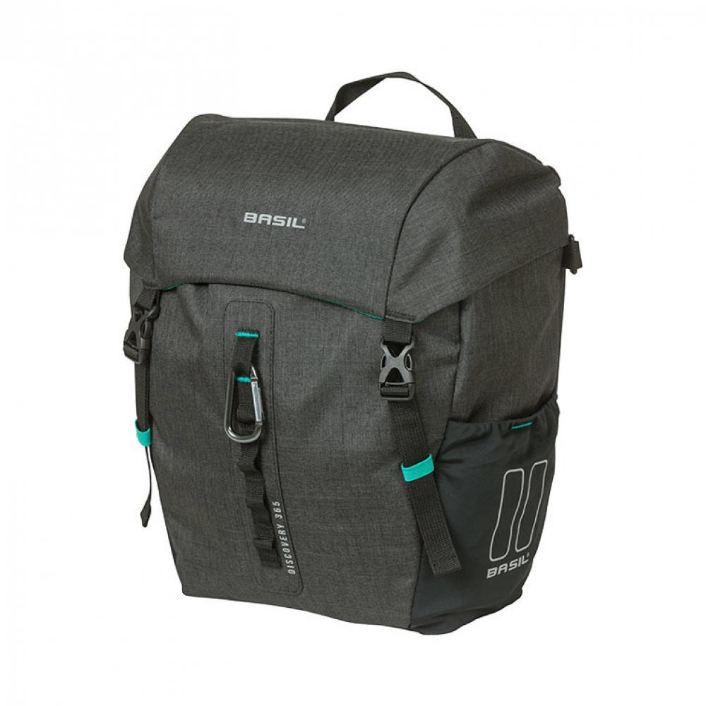 Basil Einzelpacktasche Discovery 365D schwarz melee 9 Liter