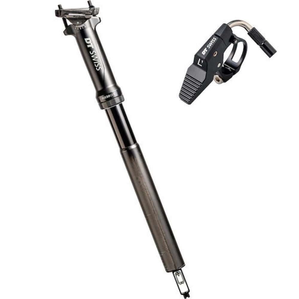 DT Swiss Vario-Sattelstütze D 232 Alu 60 30,9 mm Schwarz - leichte XC-Teleskopstütze