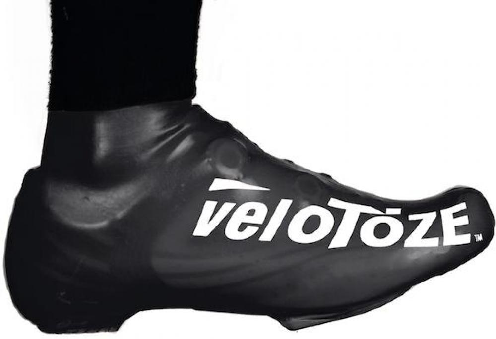 VeloToze Überschuh 2.0 kurz S/M schwarz - wasserdichter Aero-Überschuh für kalte Tage
