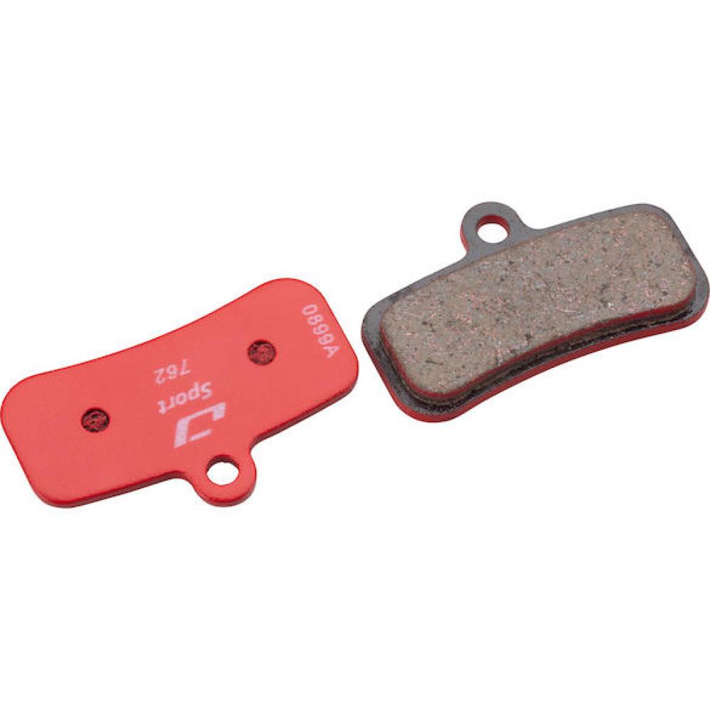 Jagwire Bremsbeläge Disc Sport Semi-Metallic für Shimano/Tektro Rot - Zuverlässige Bremsleistung