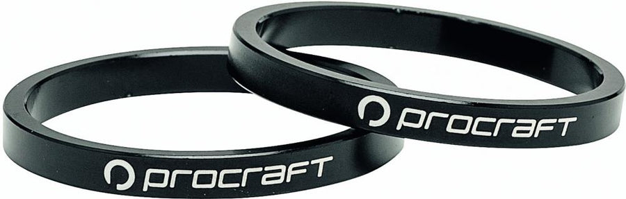 Procraft Ahead Spacer Alu 5 mm 1.5 Zoll Schwarz - Präzise Lenkeranpassung