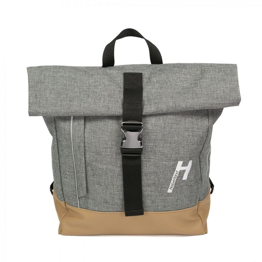 Haberland Bike-Rucksack Keep Rollin' grau - vielseitige Gepäckträger-Tasche & Rucksack