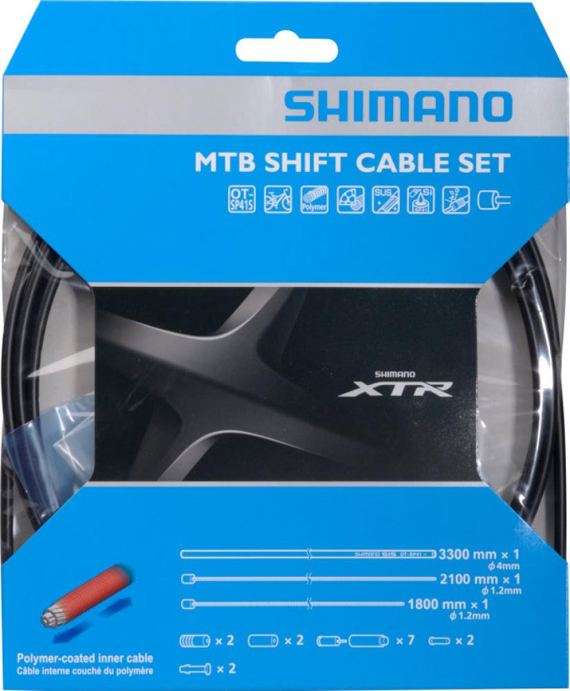 SHIMANO Schaltzug Set MTB XTR Schaltzug - polymerbeschichtet für Mountainbikes