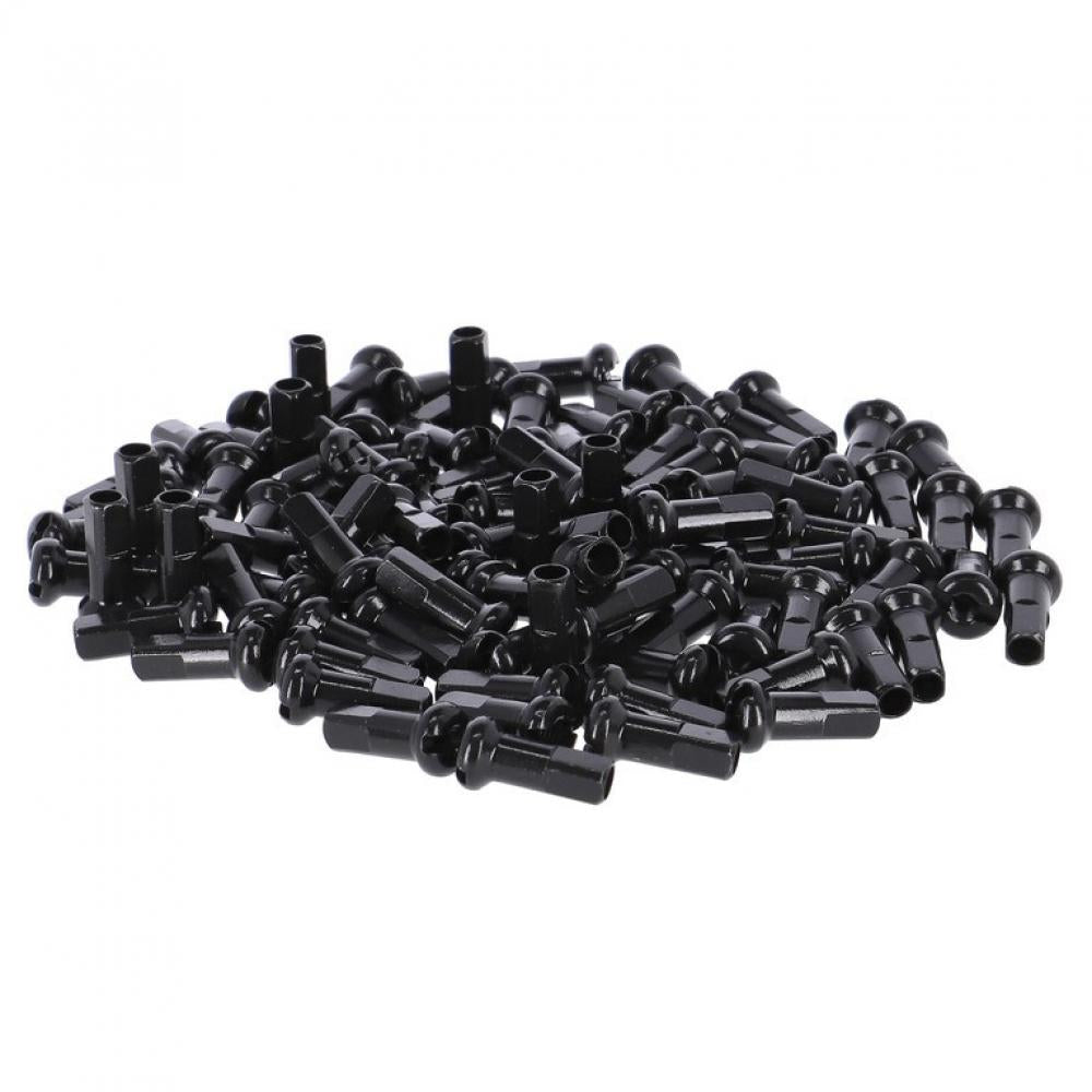 DT SWISS Nippel M 2.34X12Mm Messing Vernickelt 100 Stück Schwarz