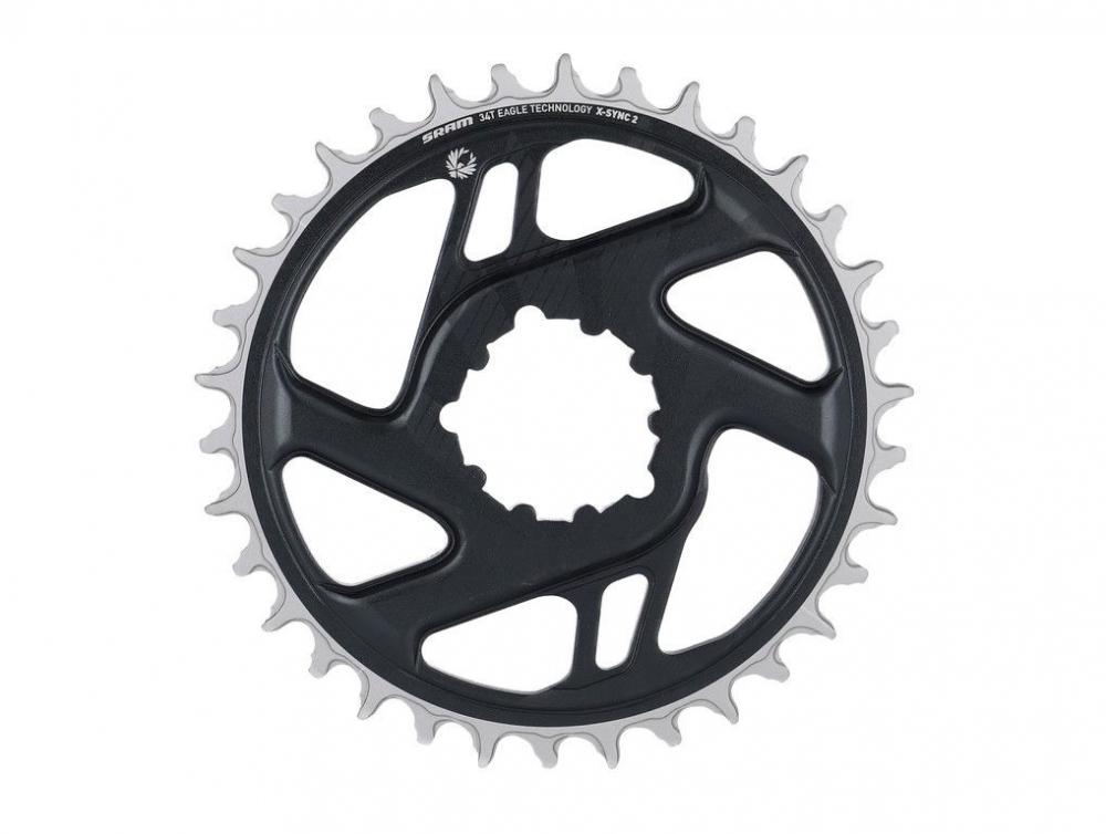 SRAM Kettenblatt X-Sync 2 Eagle 34T 3mm Boost grau - 12-fach Kettenblatt für MTB