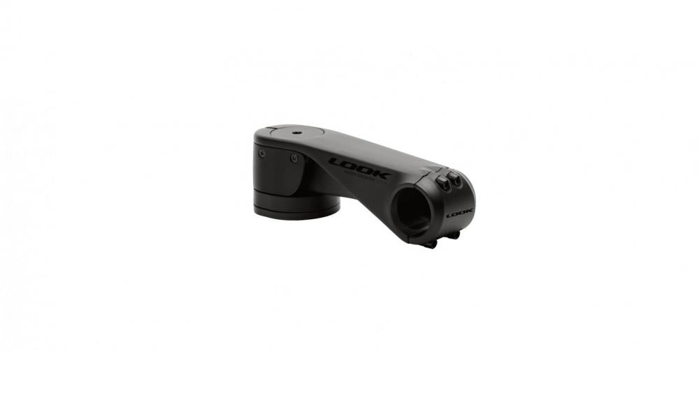 Look ADS Vorbau -10° matt stealth 130mm - leichter Aero-Vorbau aus Aluminium, integriertes Kabelmanagement, hohe Steifigkeit für Rennrad & Triathlon