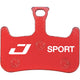 Jagwire Bremsbeläge Disc Sport Semi-Metallic für Hayes - Rot - Allround-Bremskraft