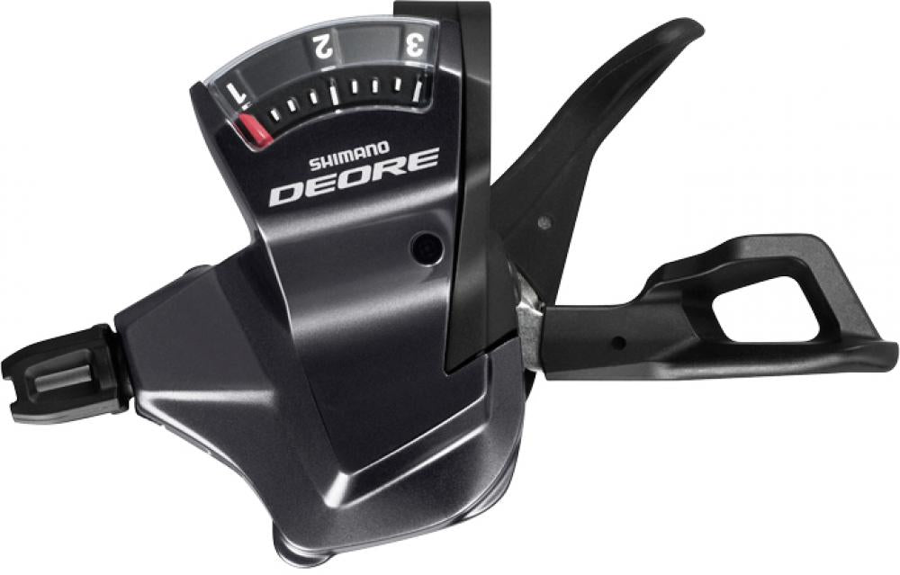SHIMANO DEORE Trekking Schalthebel SL-T6000 links 2-/3-fach - präzise Schaltkontrolle