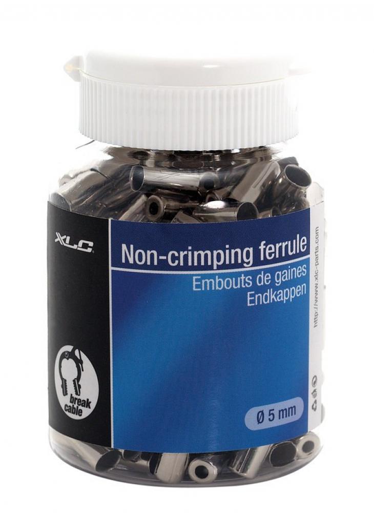 Endkappen F. Bremsaussenhülle Br-x10 Silber, Innen Ø5,0mm 200 St. In Flasche